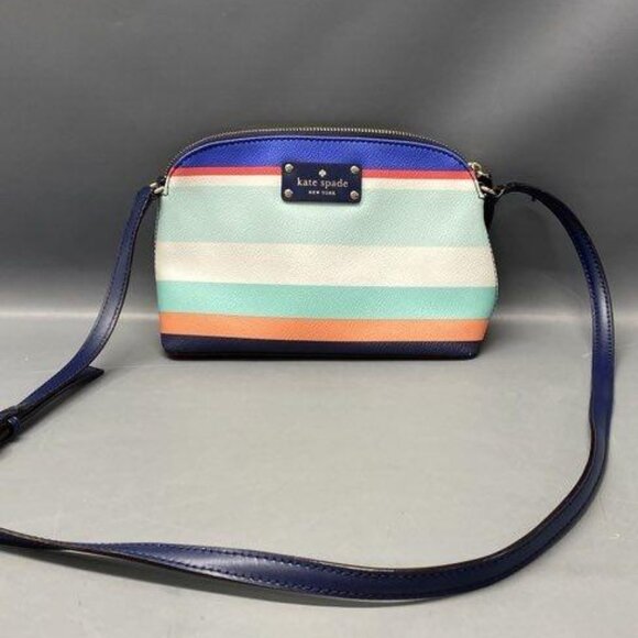 Kate Spade Striped Crossbody - Picture 2 of 11